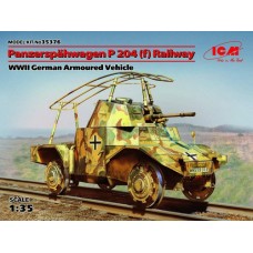 1/35 Panzerspähwagen P 204 (f) Railway, WWII German Armoured Vehicle