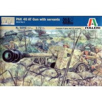 1/72 German PAK-40 Anti-Tank Gun w/ Crew
