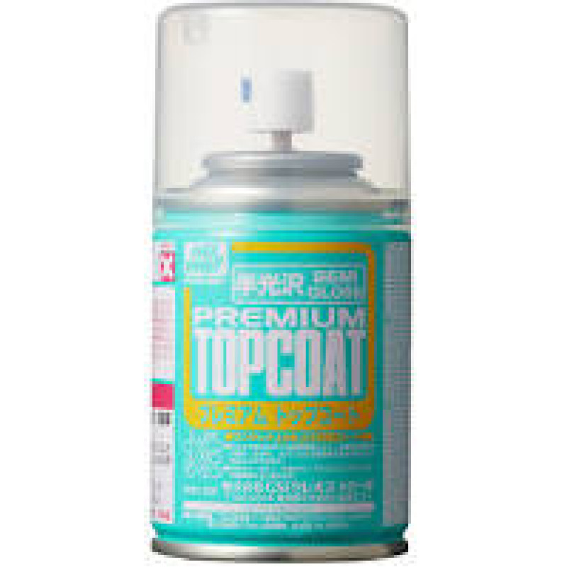 Semi-gloss lak u spreju  Mr. Premium Top Coat 88 ml