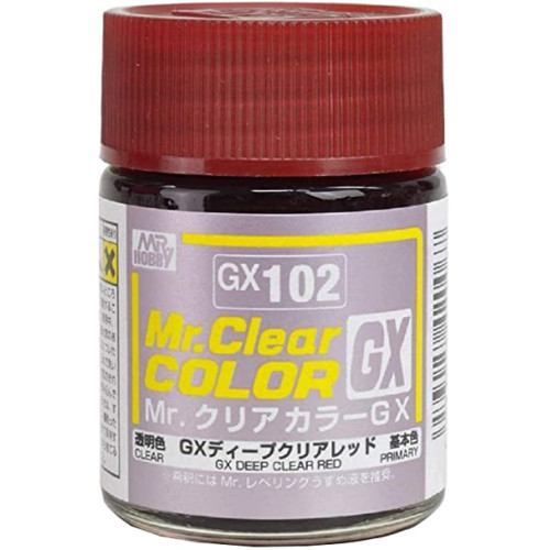 Mr. Clear Color Gx Boja Deep Clear Red 18 ml