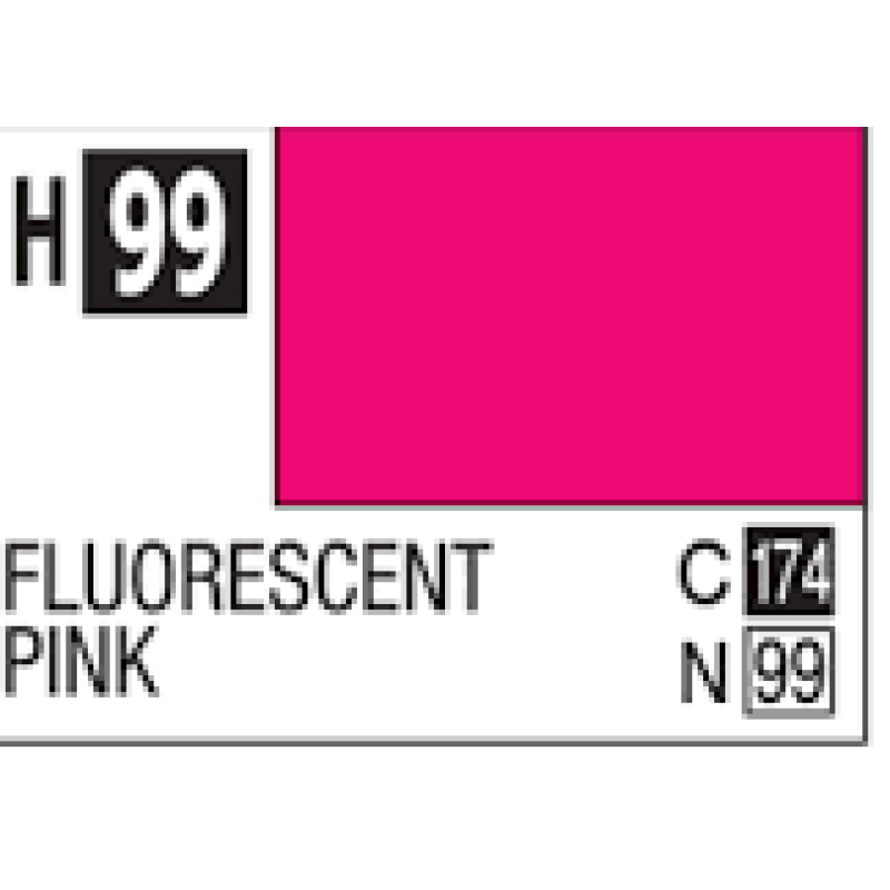 H099 Fluorescent Pink Aqueous Hobby 10 ml. boja