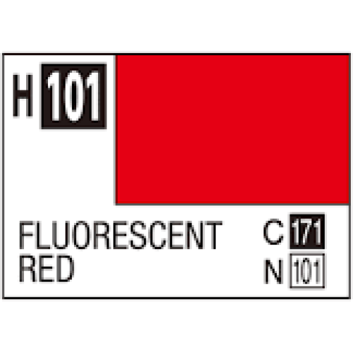 H101 Fluorescent Red Aqueous Hobby 10 ml. boja