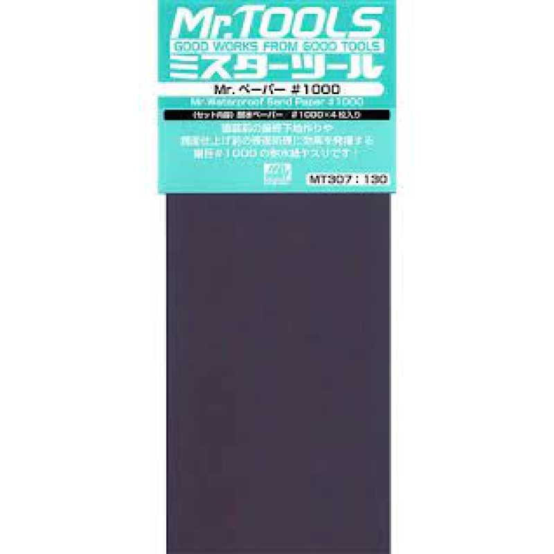 Mr. Waterproof Sand Paper #1000 x 4