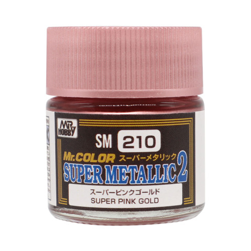 SM-210 Mr.Color Super Metallic Colors II Super Pink Gold II 10ml.