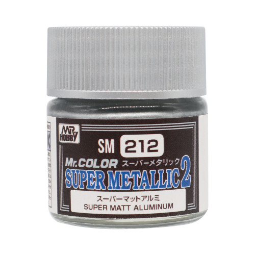 SM-212 Mr.Color Super Metallic Colors II Matt Aluminium II 10ml.