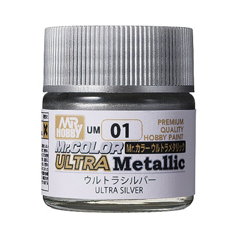 UM-01 Mr.Color Ultra Metallic Colors II Ultra Silver 10ml.