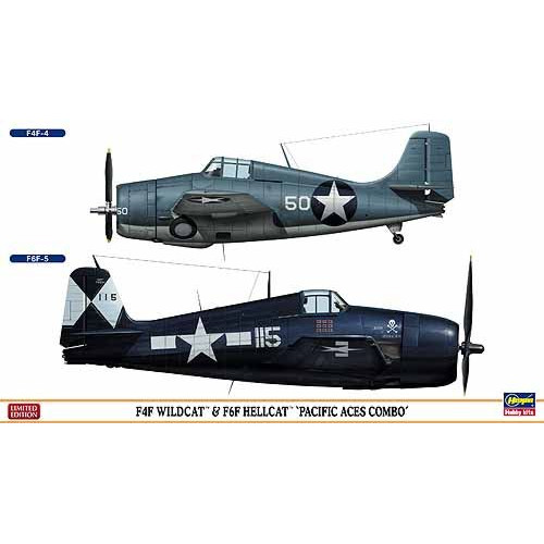 F4F&F6F Pacific Aces Combo (2kits/box) 1/72