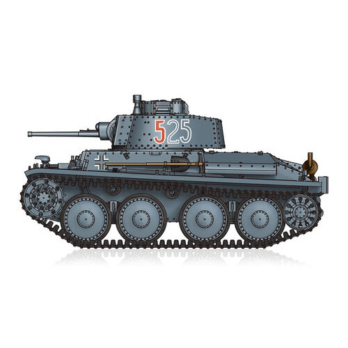 German Pz.Kpfw. 38(t) Ausf.E/F 1/72