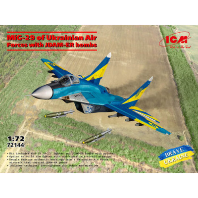 MiG-29 9-13 of Ukrainian Air Forces with JDAM-ER Bombs 1/72