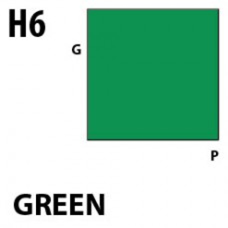 H6 Green Aqueous Hobby 10 ml. boja