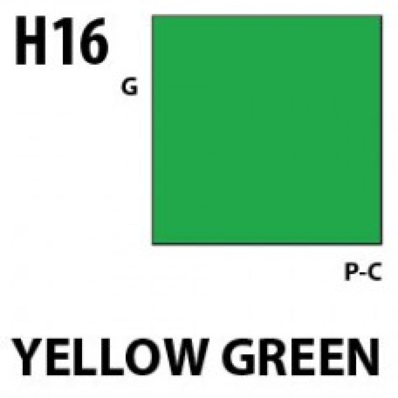 H16 Yellow Green Aqueous Hobby 10 ml. boja