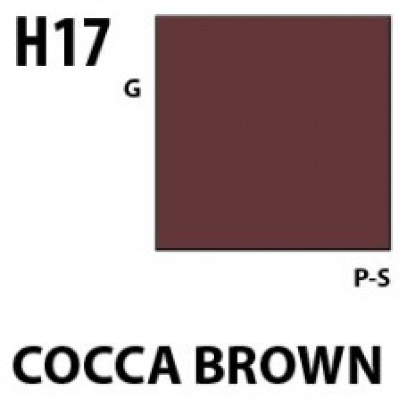 H17Cocoa Brown Aqueous Hobby 10 ml. boja