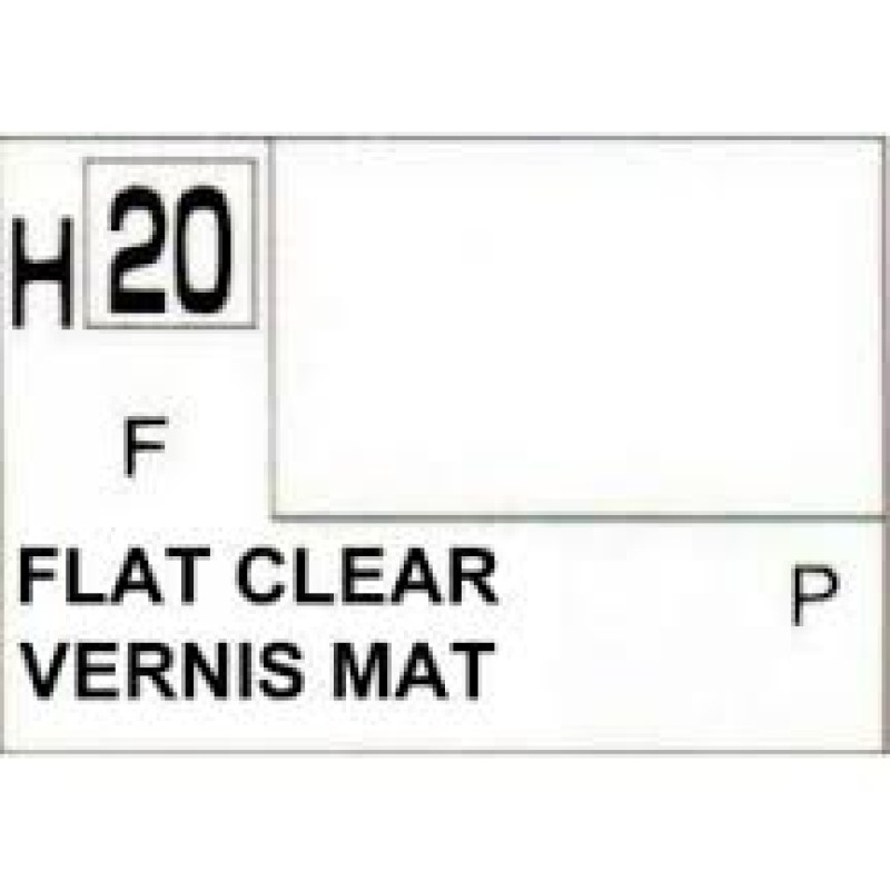 H20 Flat Clear Aqueous Hobby 10 ml. boja