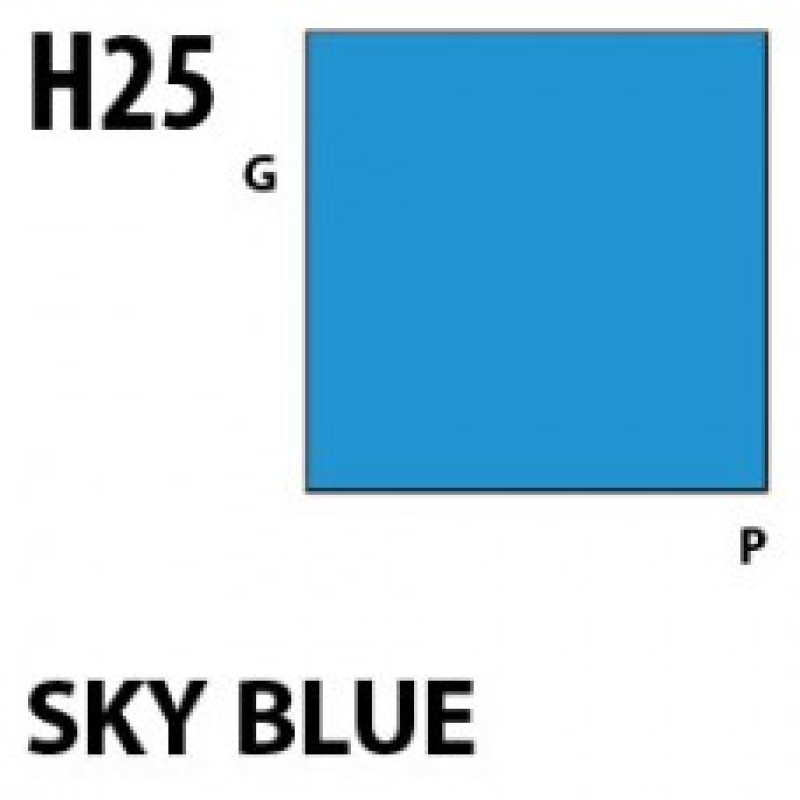 H25 Sky Blue Aqueous Hobby 10 ml. boja