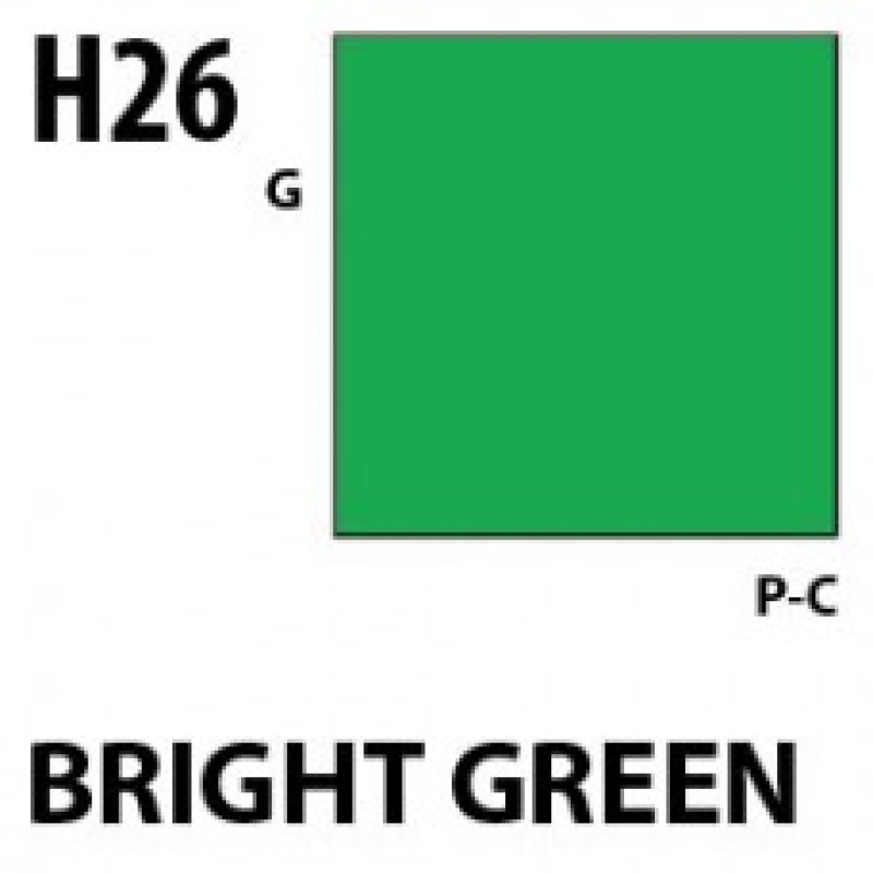 H26 Bright Green Aqueous Hobby 10 ml. boja