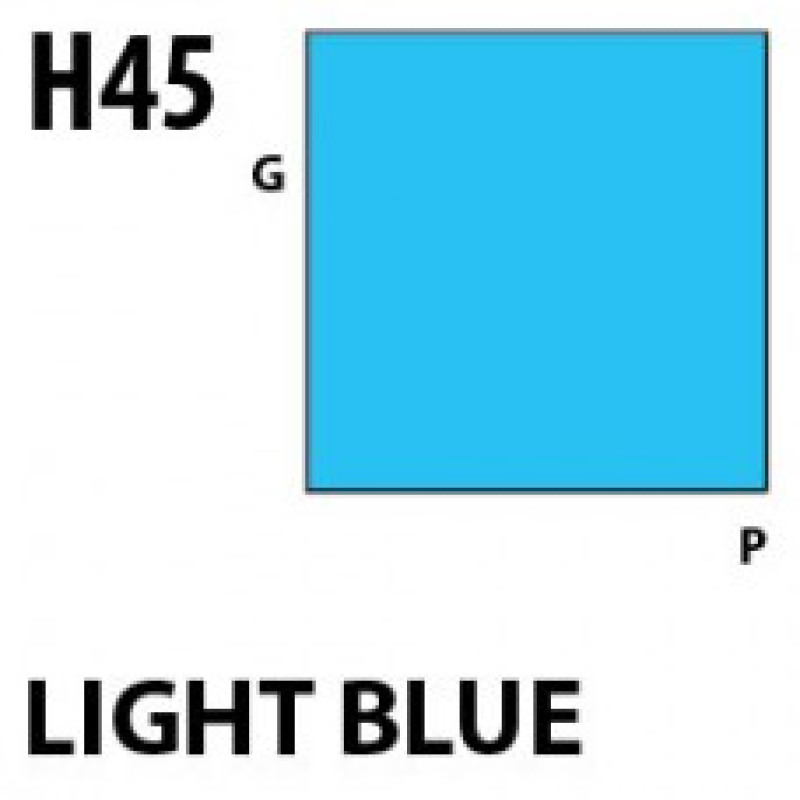 H45 Light Blue Aqueous Hobby 10 ml. boja