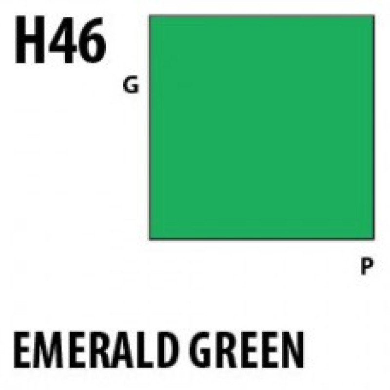 H46 Emerald Green Aqueous Hobby 10 ml. boja