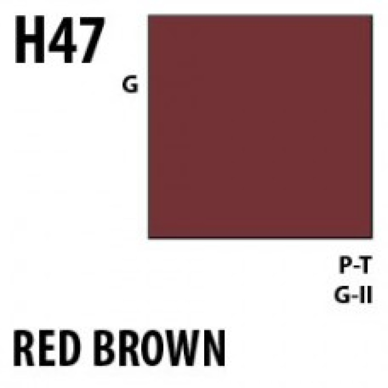 H47 Red Brown Aqueous Hobby 10 ml. boja