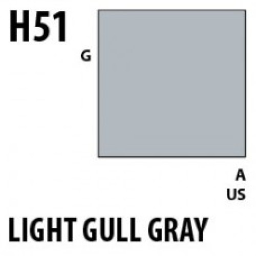 H51 Light Gull Gray Aqueous Hobby 10 ml. boja