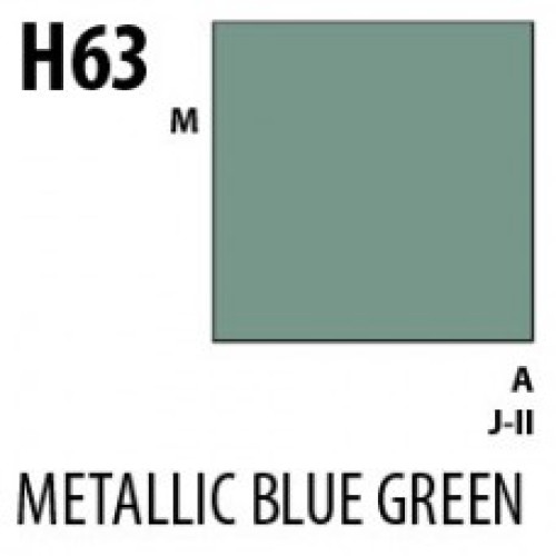 H63 Metalic Blue Green Aqueous Hobby 10 ml. boja