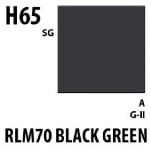 H65 RLM 70 Black Green Aqueous Hobby 10 ml. boja