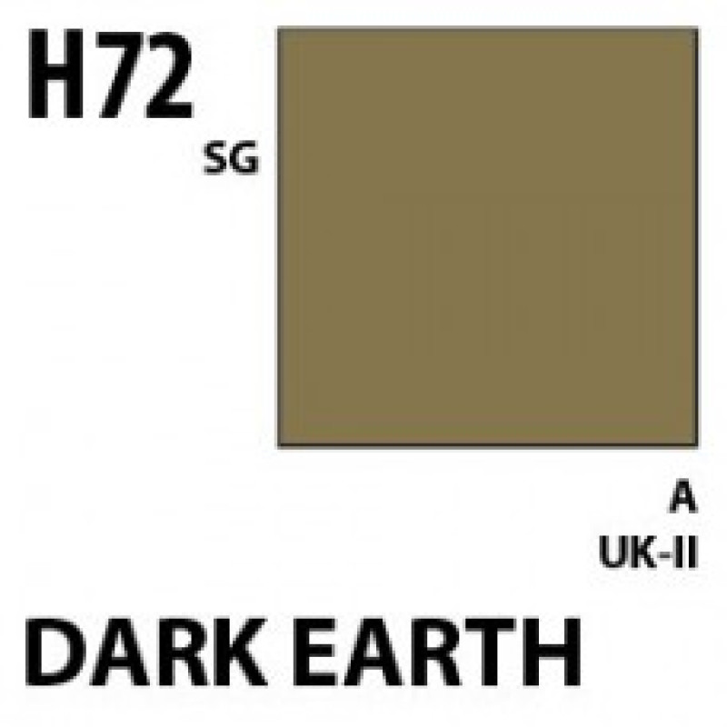 H72 Dark Earth Aqueous Hobby 10 ml. boja
