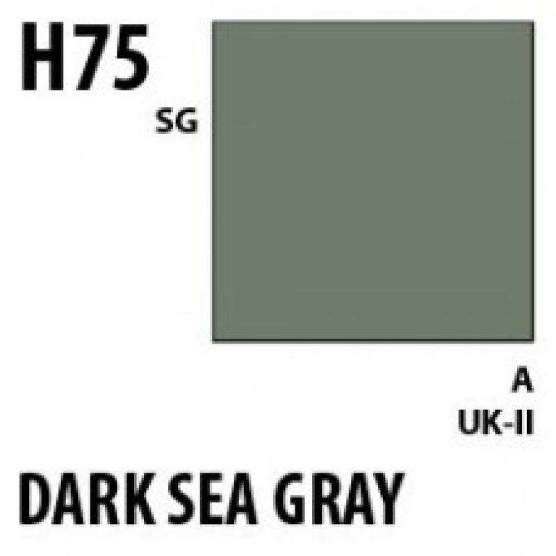 H75 Dark Sea Gray Aqueous Hobby 10 ml. boja