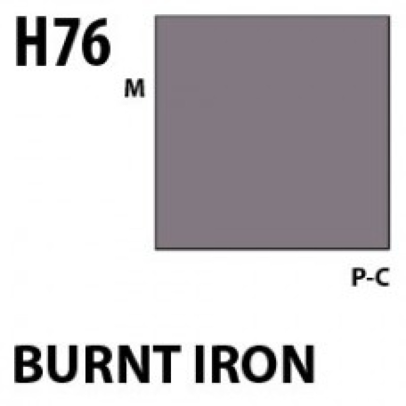 H76 Burnt Iron Aqueous Hobby 10 ml. boja