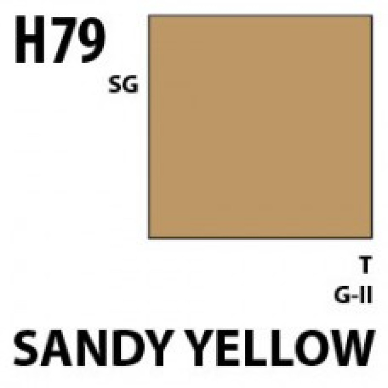 H79 Sandy Yellow (Dark Yellow) Aqueous Hobby 10 ml. boja