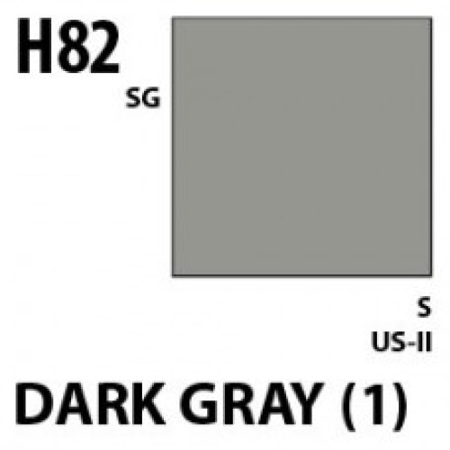 H82 dark Gray (1) Aqueous Hobby 10 ml. boja