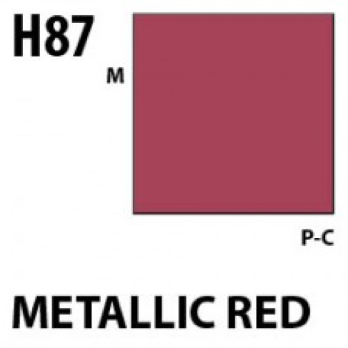 H87 Metallic Red Aqueous Hobby 10 ml. boja
