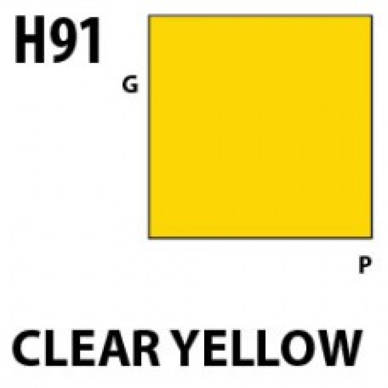 H91 Clear Yellow Aqueous Hobby 10 ml. boja