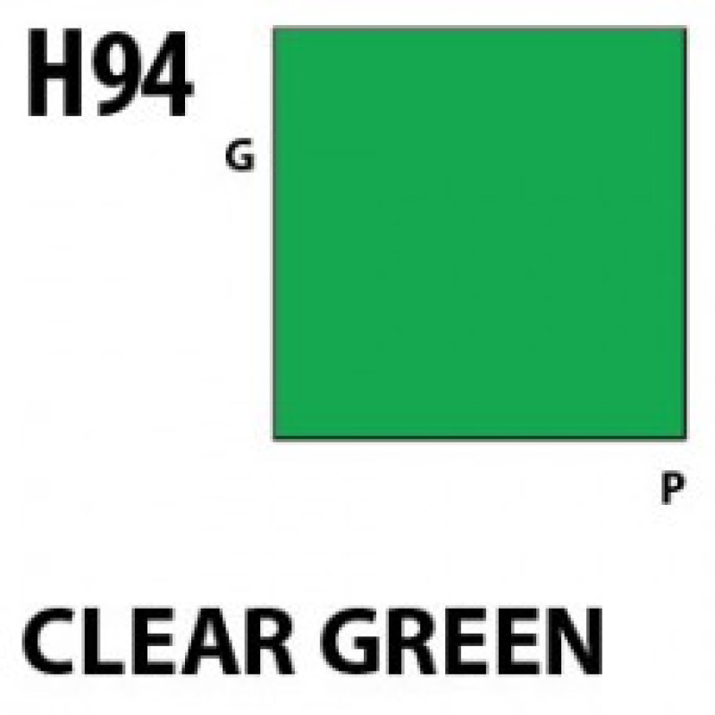 H94 Clear Green Aqueous Hobby 10 ml. boja