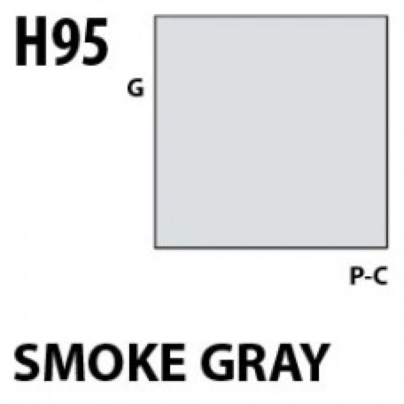 H95 Smoke Gray Aqueous Hobby 10 ml. boja