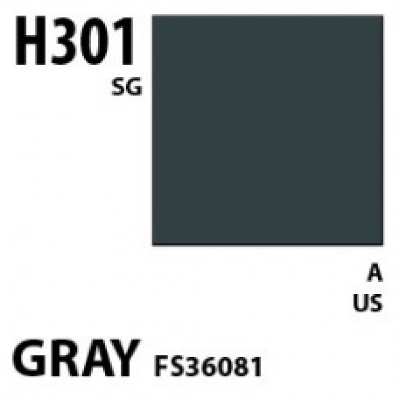 H301 Gray FS36081 Aqueous Hobby 10 ml. boja