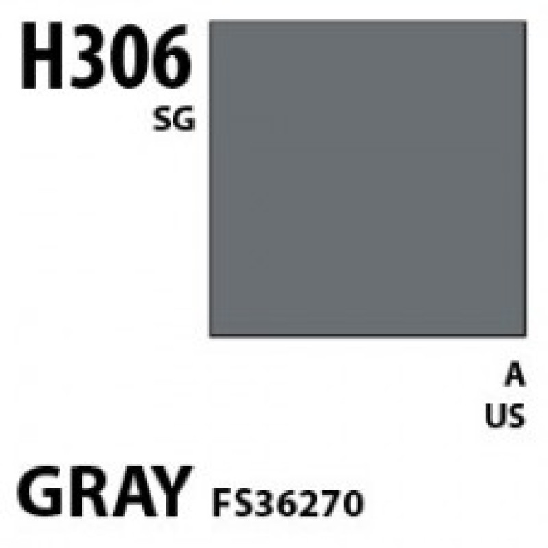 H306 Gray FS36270 Aqueous Hobby 10 ml. boja