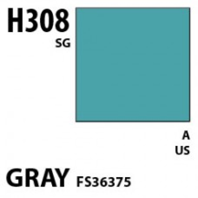 H308 Gray FS36375 Aqueous Hobby 10 ml. boja