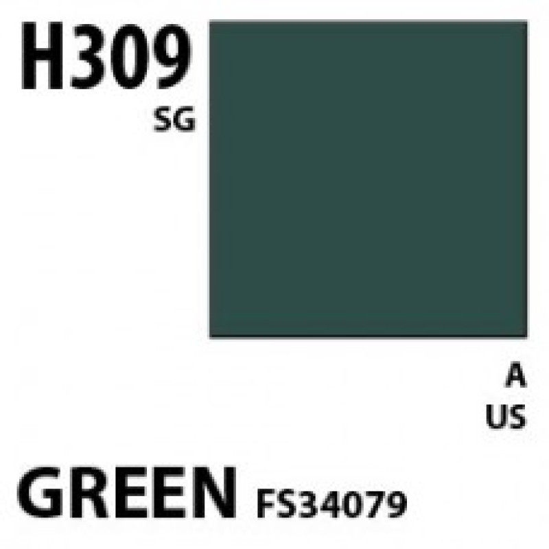 H309 Green FS34079 Aqueous Hobby 10 ml. boja