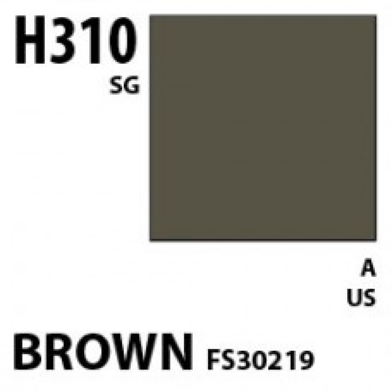 H310 Brown FS30219 Aqueous Hobby 10 ml. boja