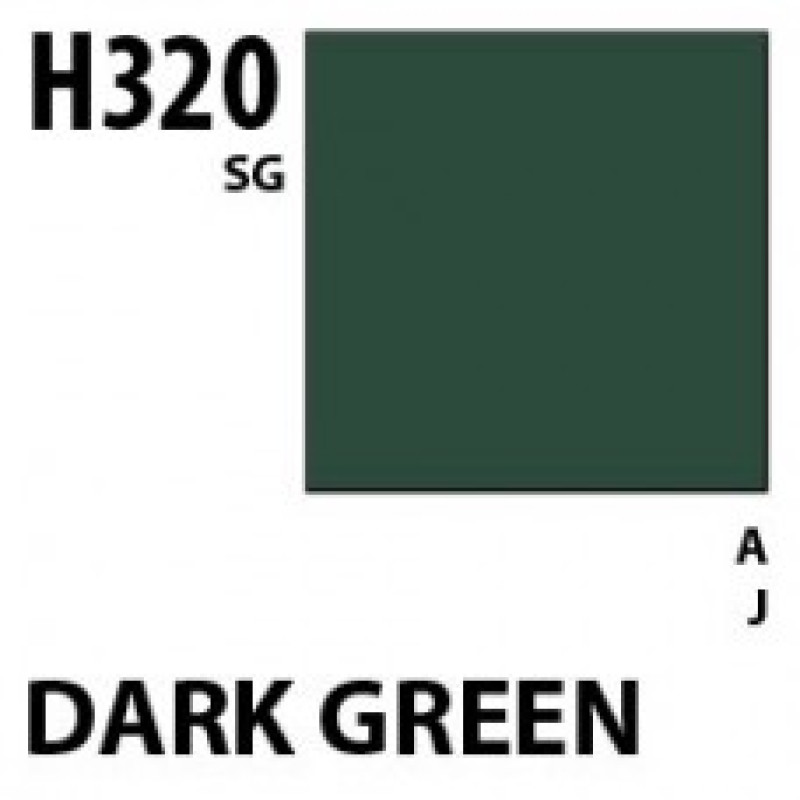 H320 Dark Green Aqueous Hobby 10 ml. boja 