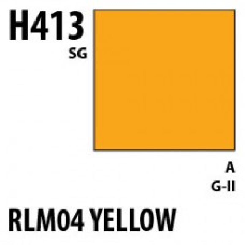 H413 RLM04 Yellow Aqueous Hobby 10 ml. boja