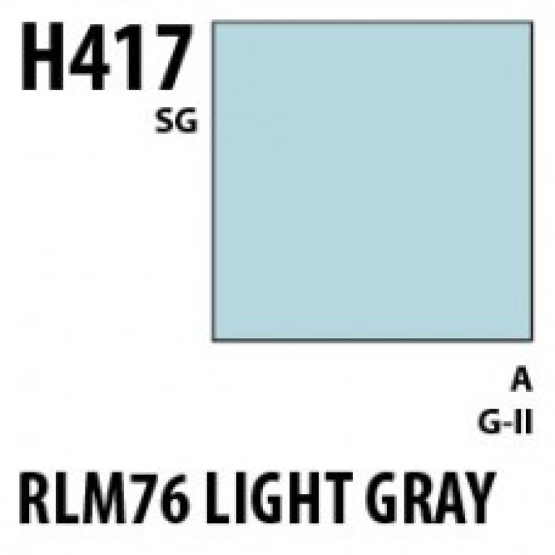 H417 RLM76 Light Blue Aqueous Hobby 10 ml. boja