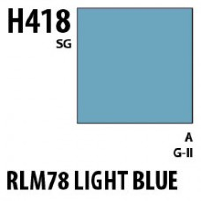 H418 RLM78 Light Blue Aqueous Hobby 10 ml. boja