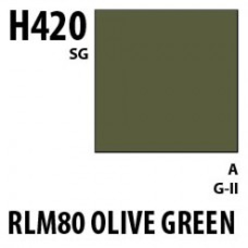 RLM80 Olive Green Aqueous Hobby 10 ml. boja
