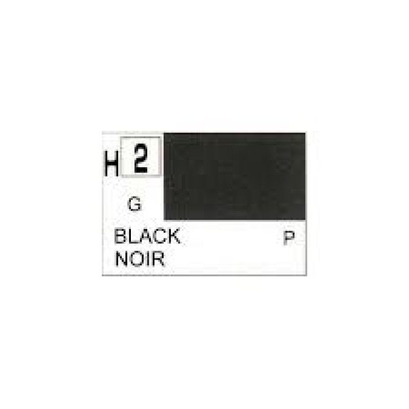 H2 Crna Aqueous Hobby 10 ml. boja