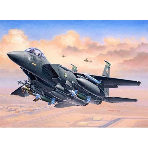 F-15E STRIKE EAGLE & bombs 1:144