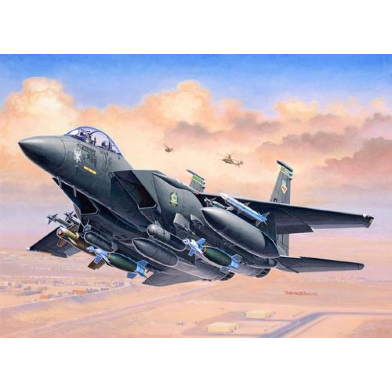 F-15E STRIKE EAGLE & bombs 1:144