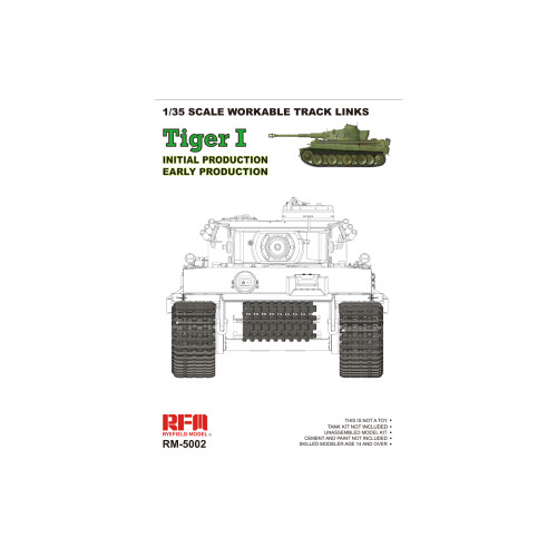 Workable track for Tiger I early production 1/35
