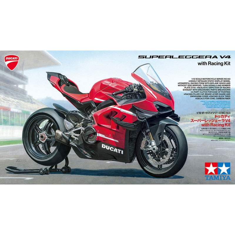Ducati Superleggera V4 With Racing Kit 1/12 
