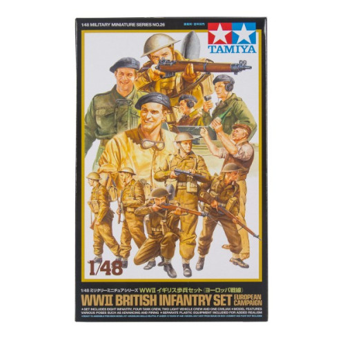1/48 WWII British Infantry Set European Campaign